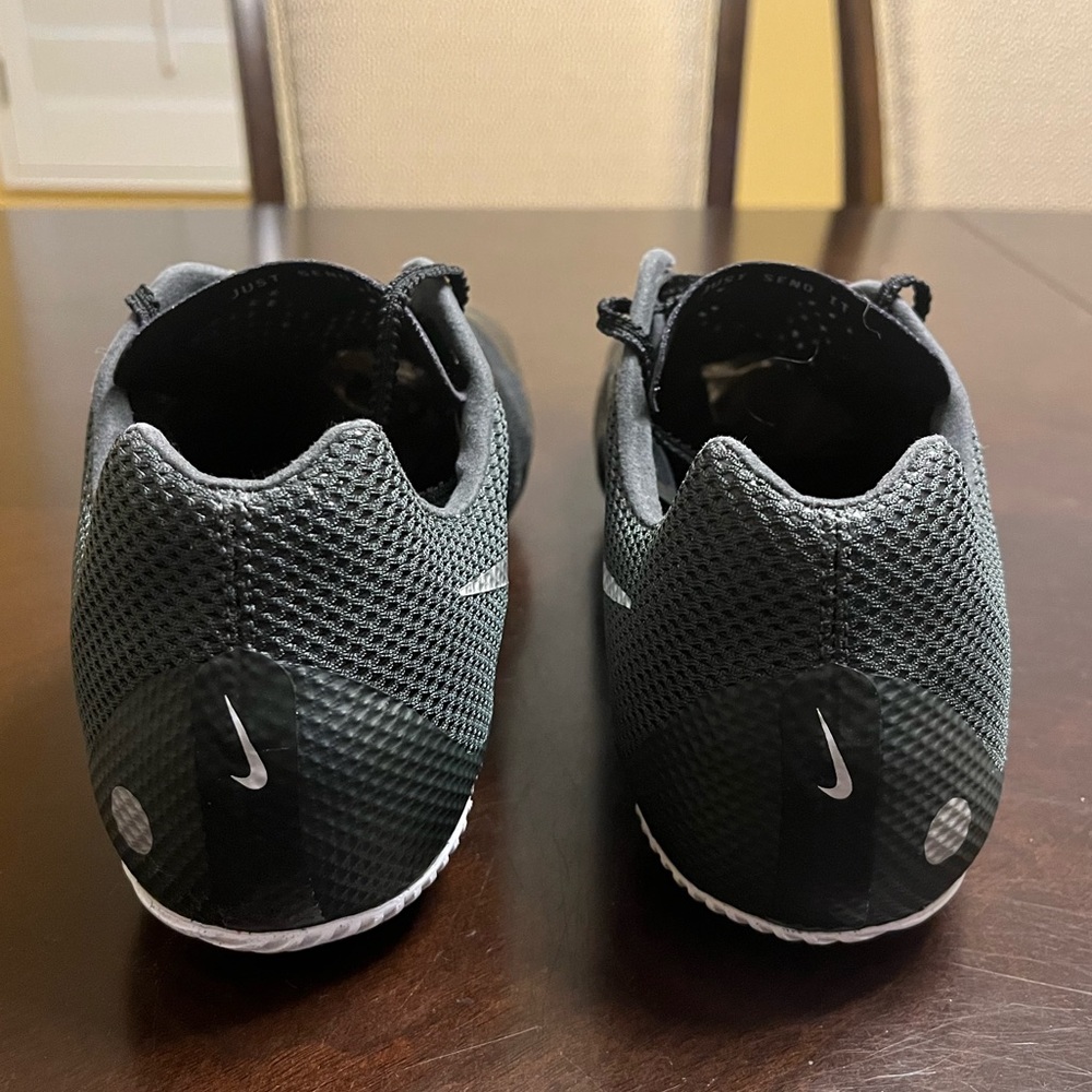 New Nike Zoom Rival Metallic Black travk Field shoes Size US 12 - Picture 11 of 15